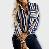 Ema | Blusa casual às riscas
