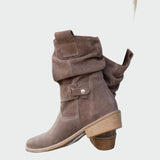 Botas confortáveis até ao tornozelo