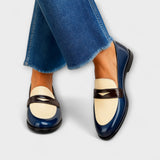 Cláudia | Mocassins de Contraste
