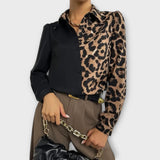 Valentina | Blusa de leopardo simples