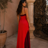Sofia | Vestido Longo Halter com Fenda