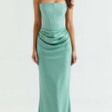 Esmeralda | Vestido comprido com corpete