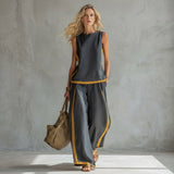 Teresa | Conjunto Elegante de Linho