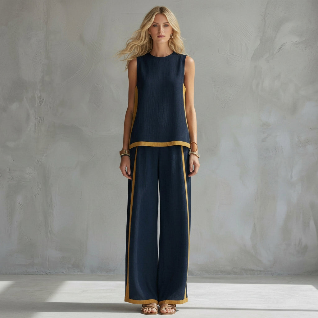 Teresa | Conjunto Elegante de Linho