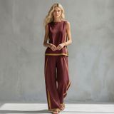 Teresa | Conjunto Elegante de Linho