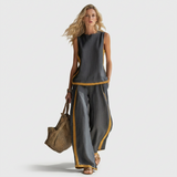 Teresa | Conjunto Elegante de Linho