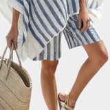 Salomé | Conjunto Listrado Blusa e Calções
