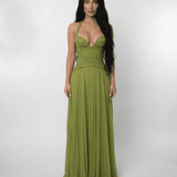 Cristina | Vestido Maxi Verdant