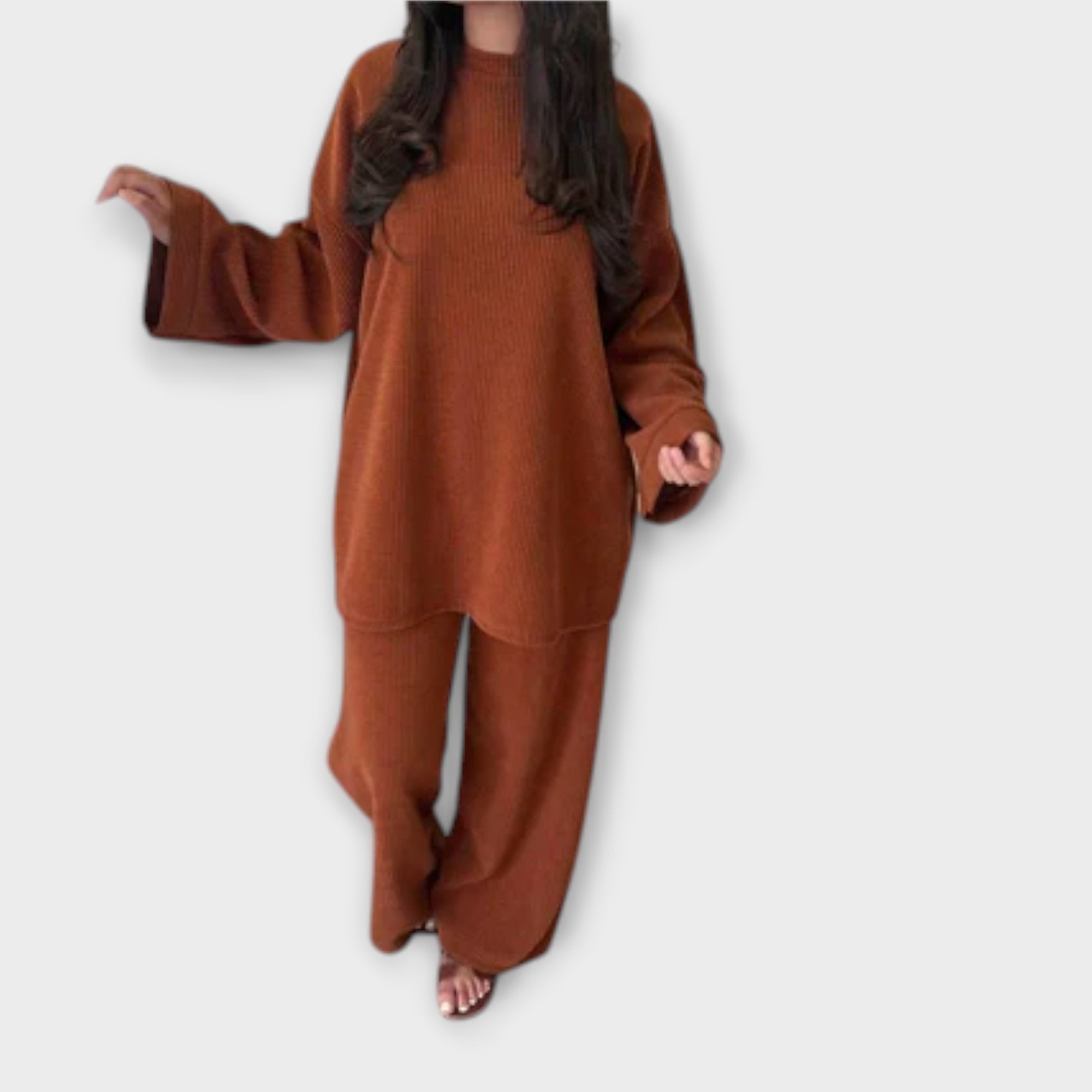 Ingrid | Conjunto Plus Size Acanalado