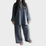 Ingrid | Conjunto Plus Size Acanalado