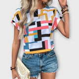 Mónica | Blusa de manga curta