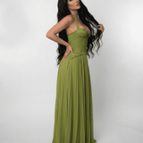 Cristina | Vestido Maxi Verdant