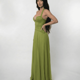 Cristina | Vestido Maxi Verdant