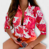 Romina | Blusa de gola clássica